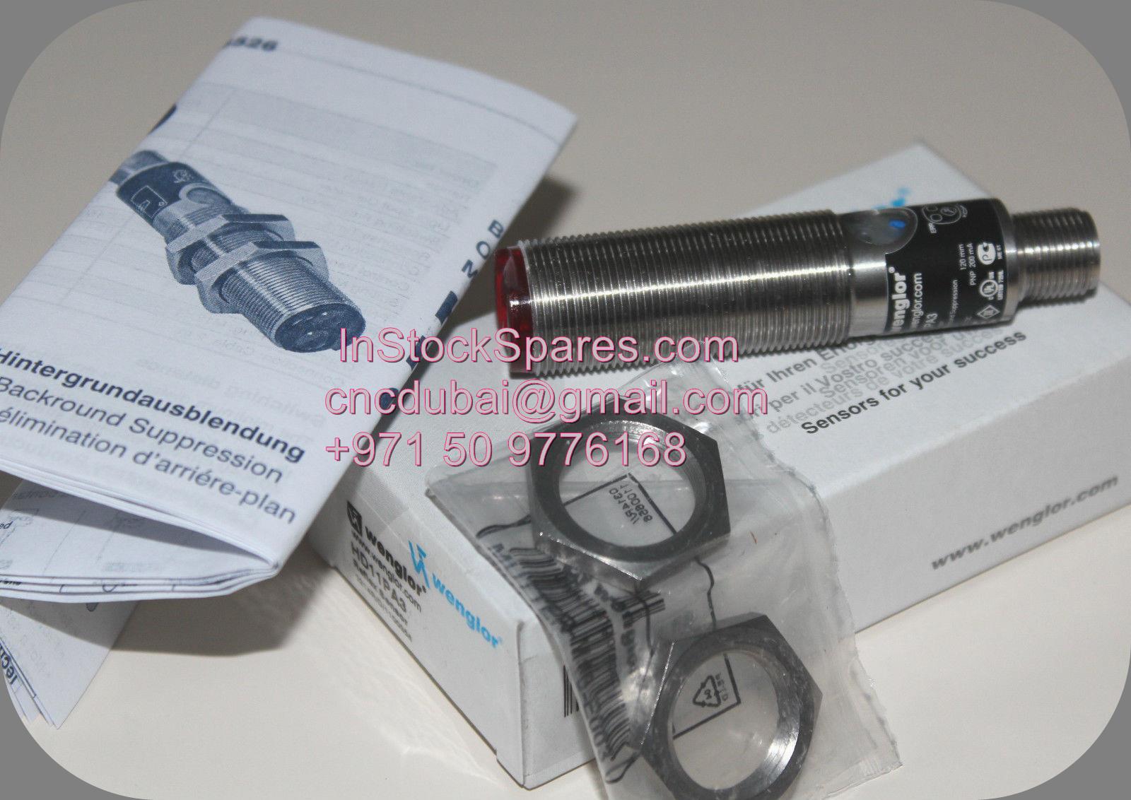 Reflex Sensors with Background Suppression: Wenglor HD11PA3 120mm ...